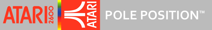 Pole Position logo for Atari 2600